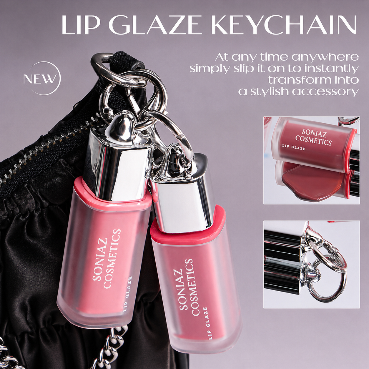 Lip Glaze Keychain